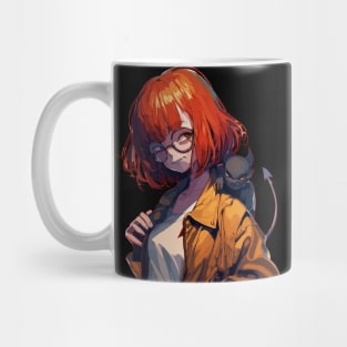 Bad girl with devil on shoulder Mug